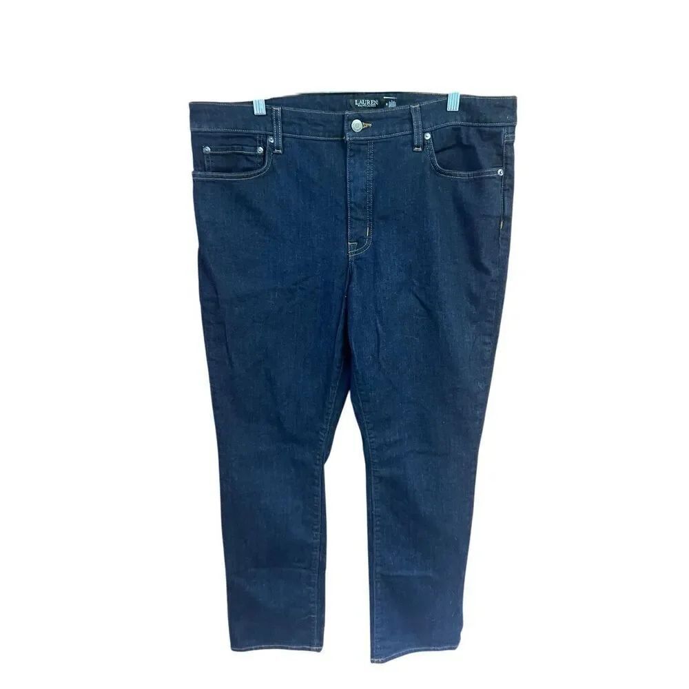Ralph Lauren Stretch Straight Jeans Sz 16